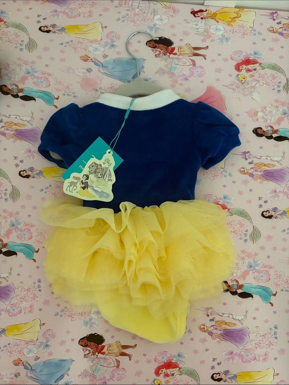Snow White posh peanut princess velour dress